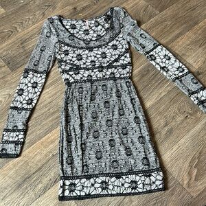 Free People Bodycon long sleeve dress, XS